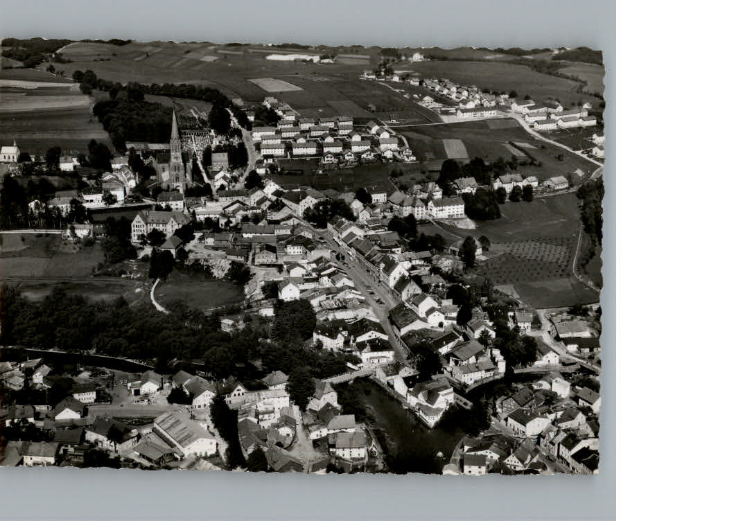 Zwiesel Niederbayern Fliegeraufnahme