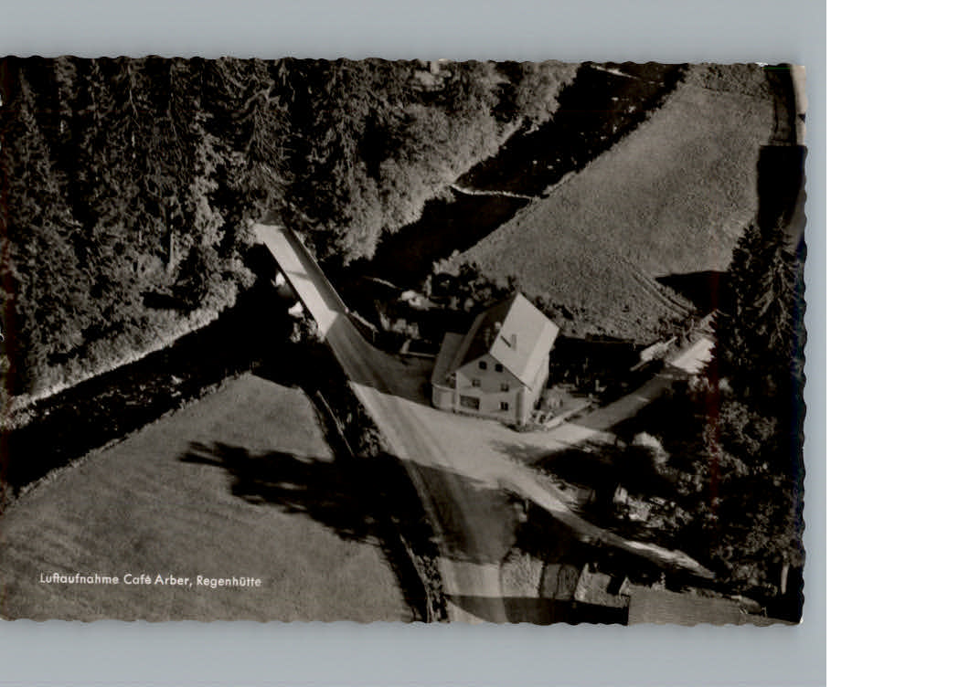 Regenhuette Bayerisch Eisenstein Fliegeraufnahme