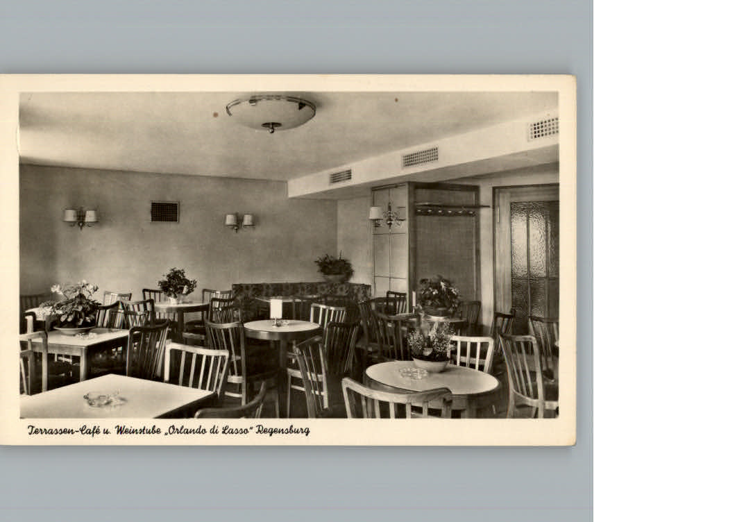Regensberg Terrassen Cafe Weinstube Orlando di Lasso