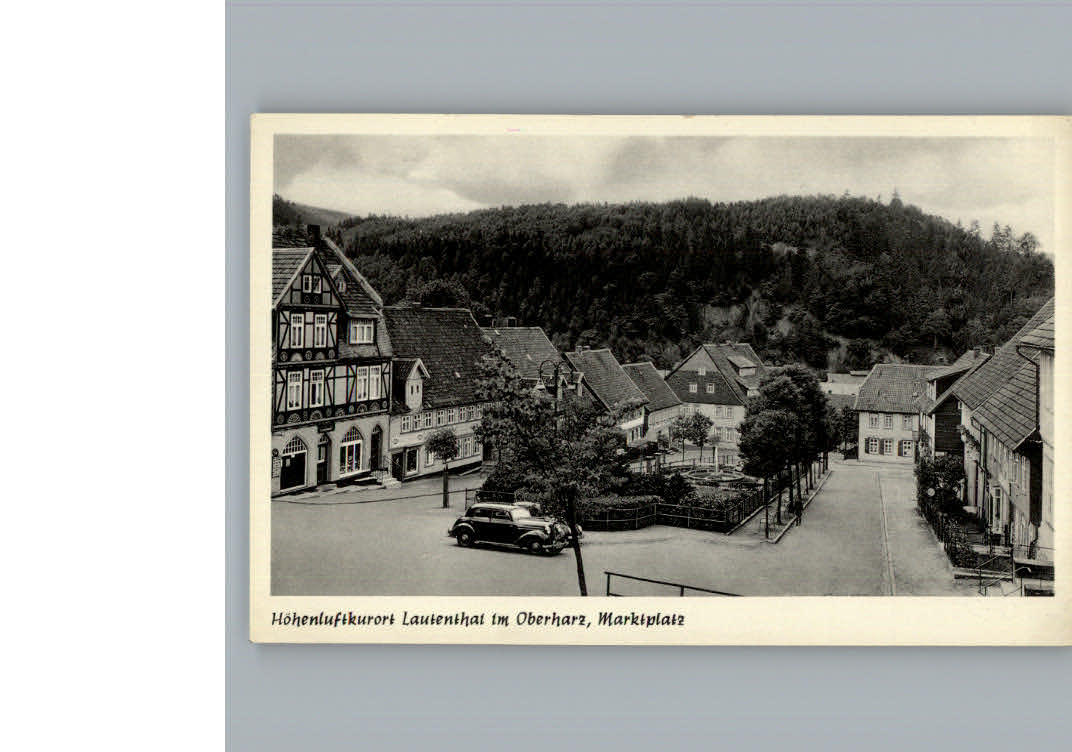 Lautenthal Harz Marktplatz