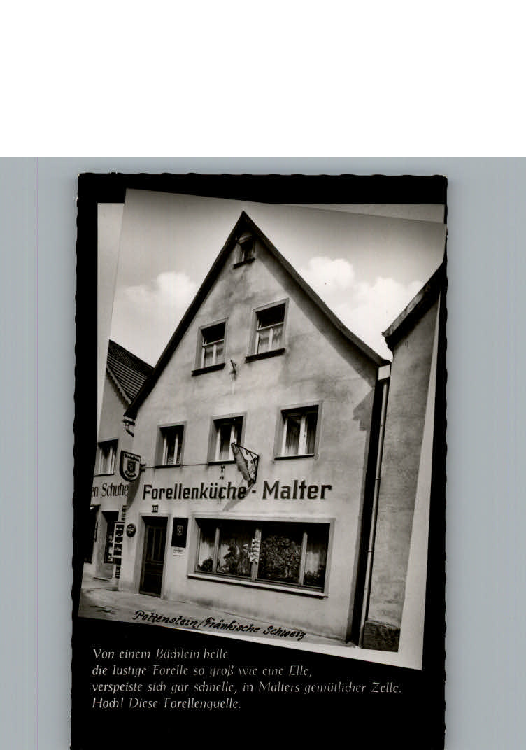 Pottenstein Oberfranken Gaststaette Malter