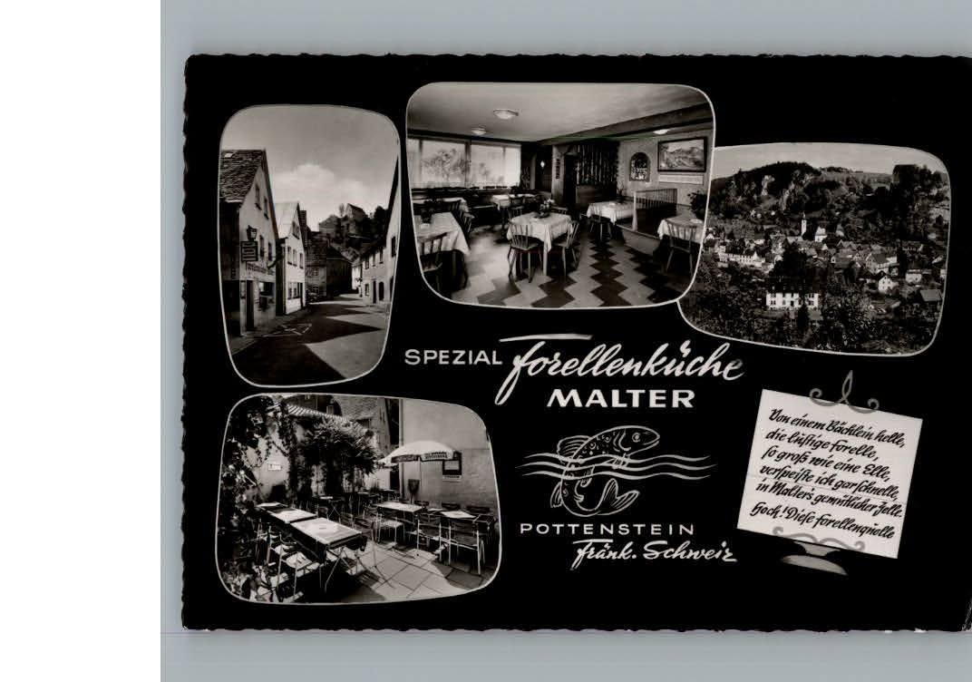 Pottenstein Oberfranken Gaststaette Malter