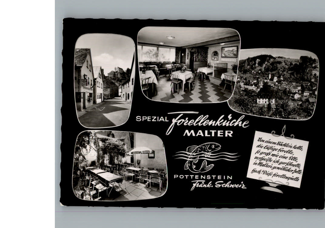 Pottenstein Oberfranken Gaststaette Malter