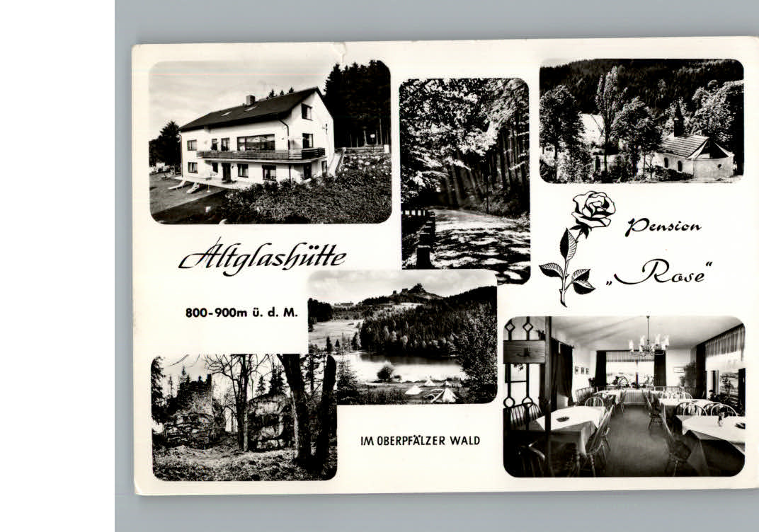 Altglashuette Oberpfalz Pension Rose