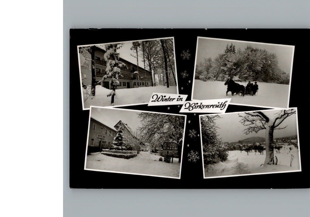 Birkenreuth Winter Ortsansichten