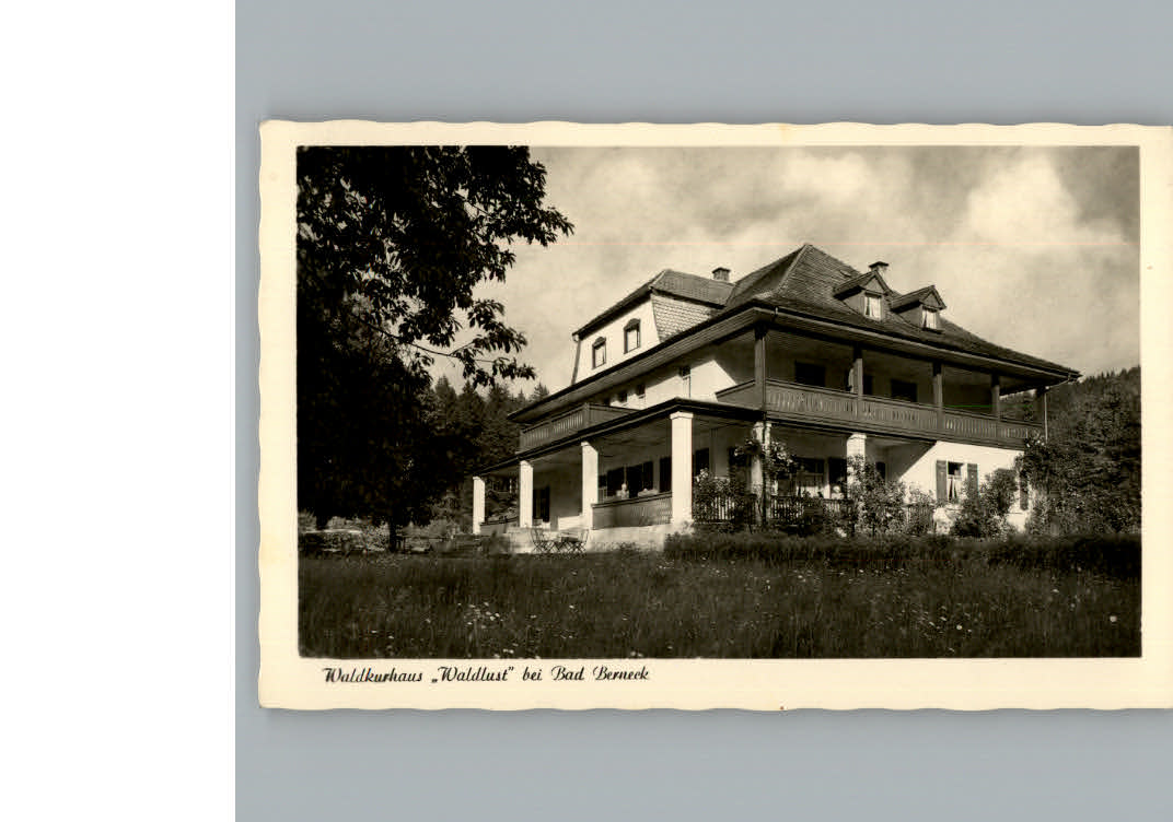 Bad Berneck Cafe Pension, Restaurant Kurhaus Waldlust