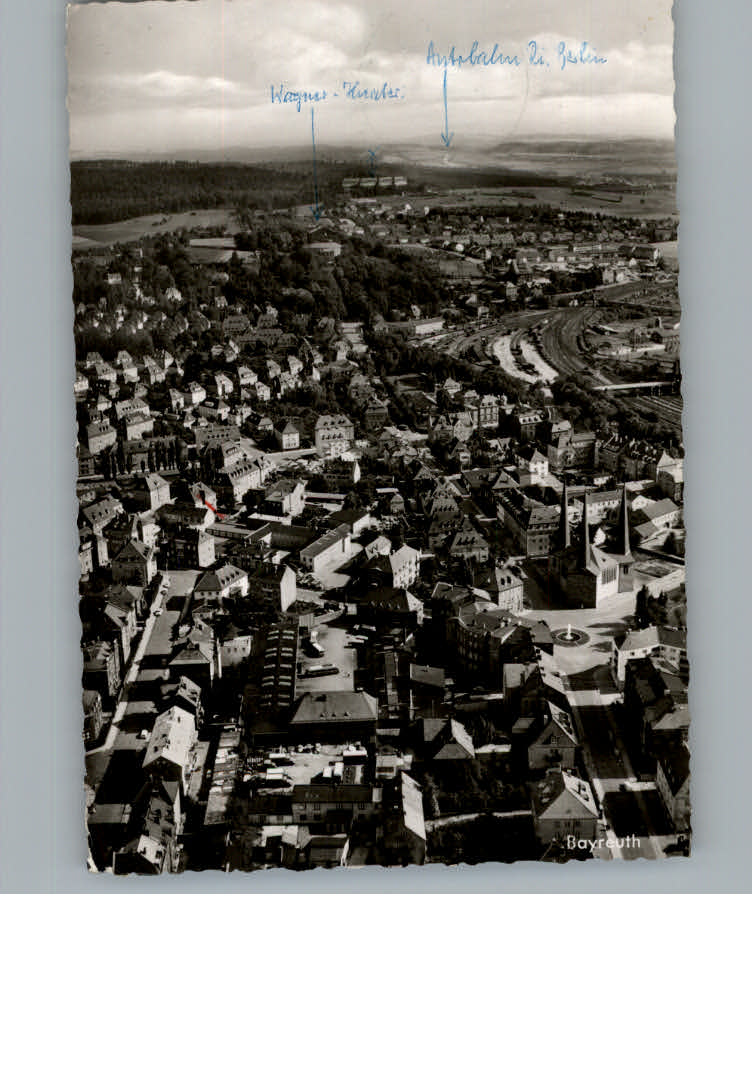 Bayreuth Fliegeraufnahme