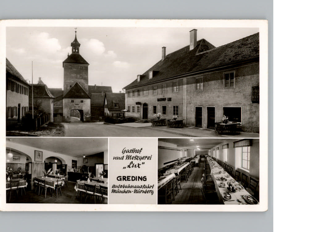 Greding Gasthof Metzgerei Lux