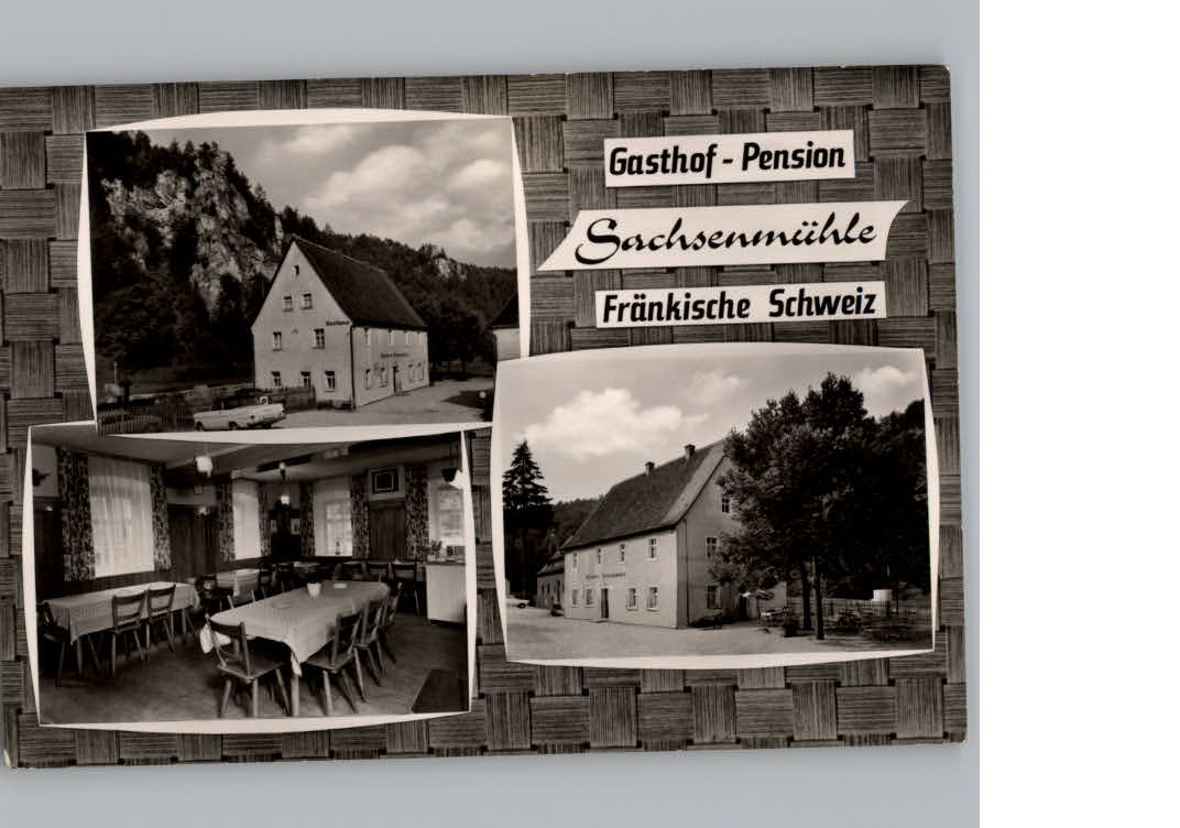 Muggendorf Fraenkische Schweiz Gasthof Pension Sachsenmuehle