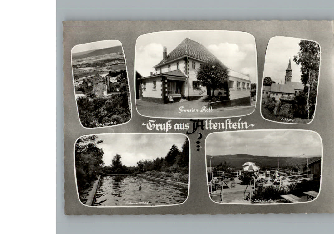 Altenstein Schwimmbad Gasthaus Pension Kolb