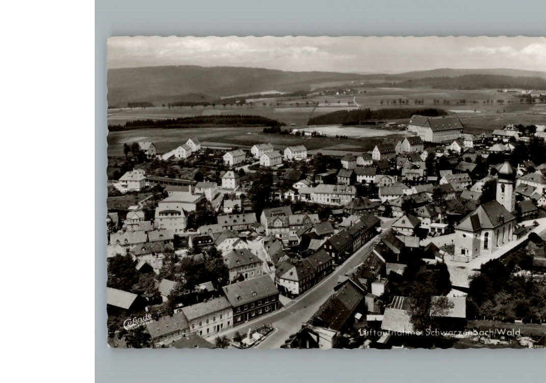 Schwarzenbach Wald Fliegeraufnahme