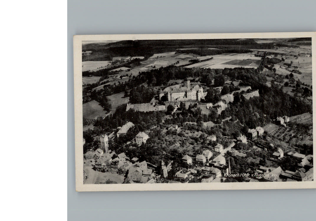 Kronach Oberfranken Fliegeraufnahme