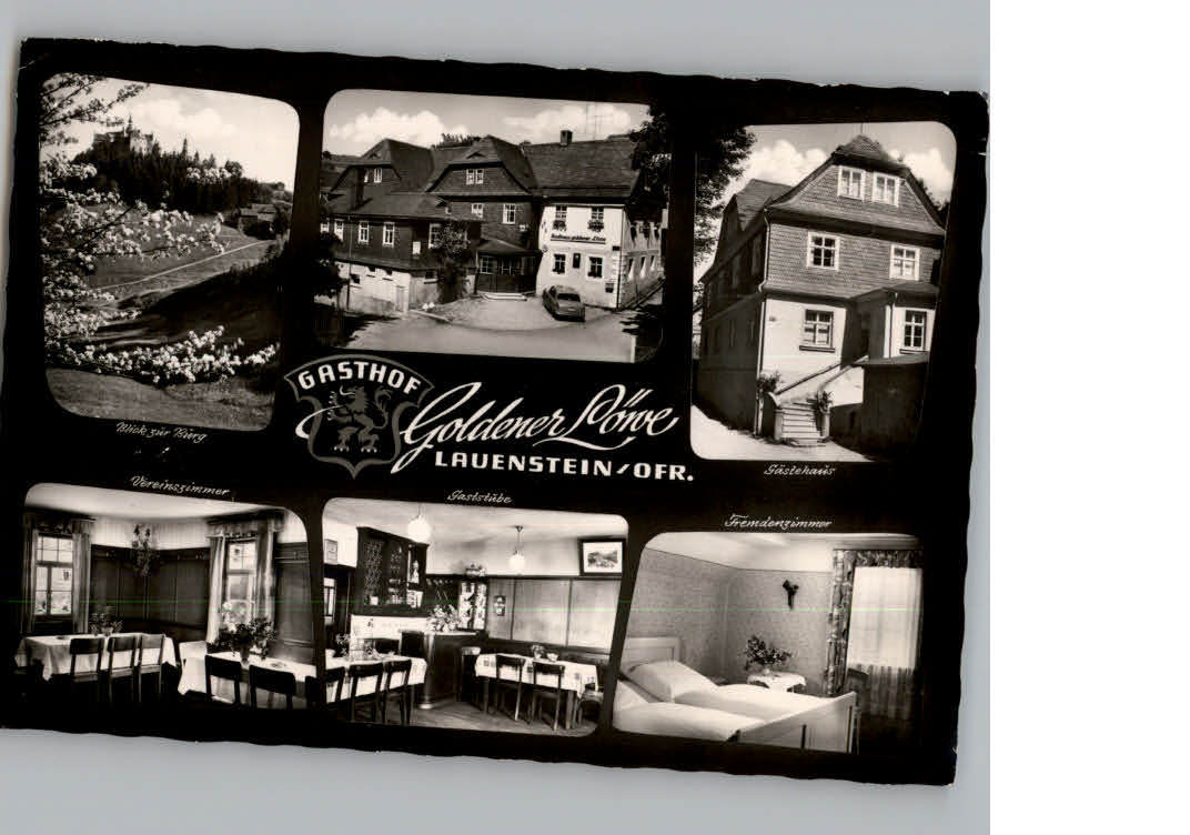 Lauenstein Oberfranken Gasthof goldener Loewe