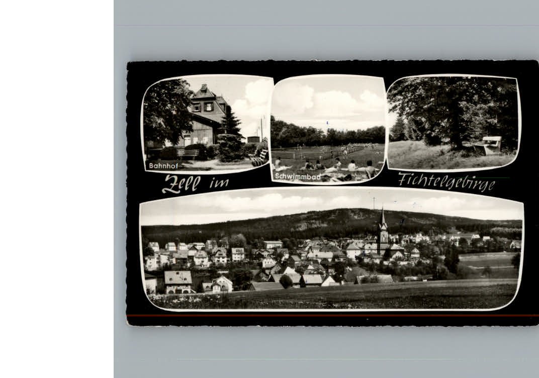 Zell Fichtelgebirge Bahnhof Schwimmbad