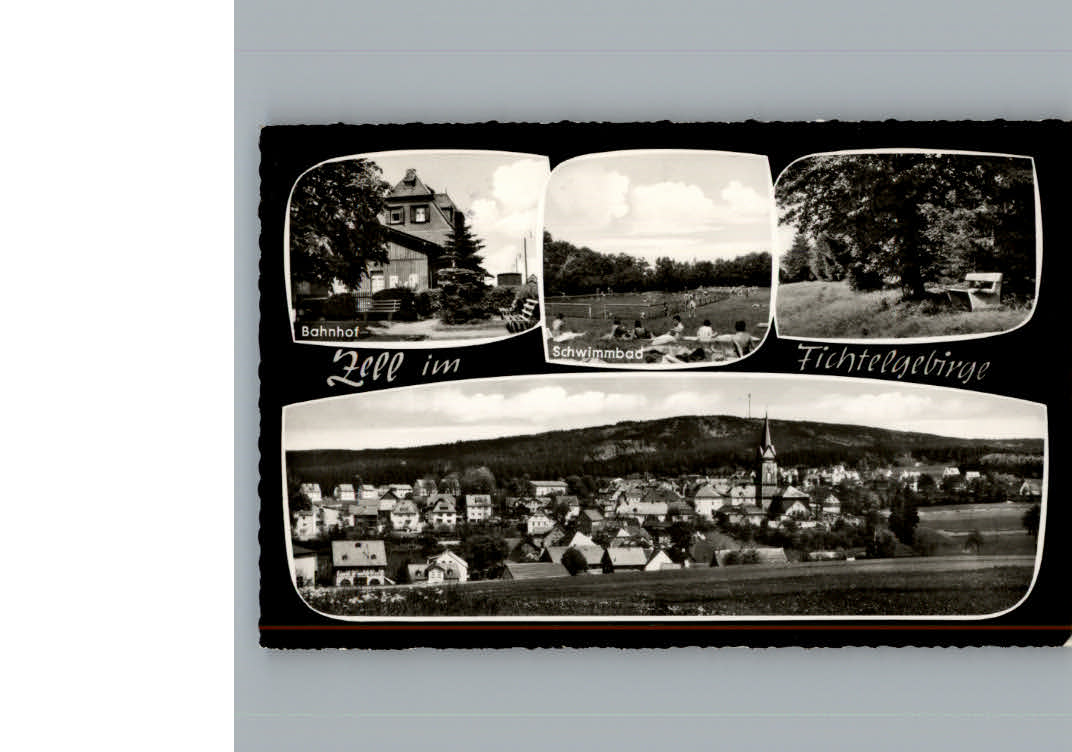 Zell Fichtelgebirge Bahnhof Schwimmbad