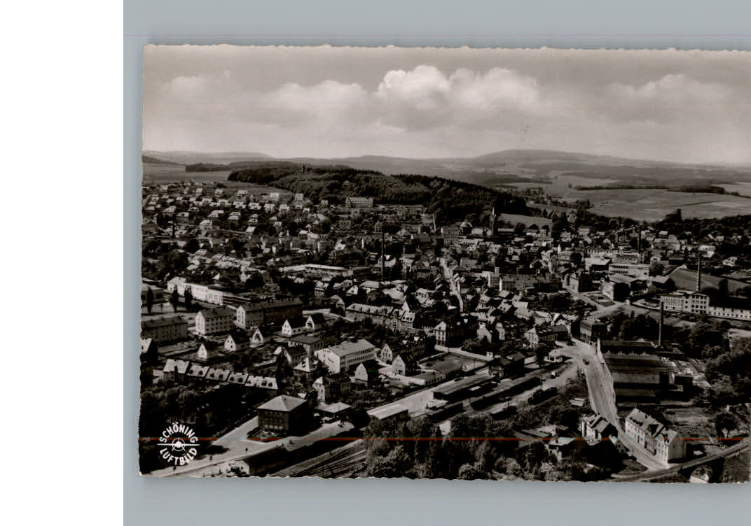 Helmbrechts Oberfranken Fliegeraufnahme