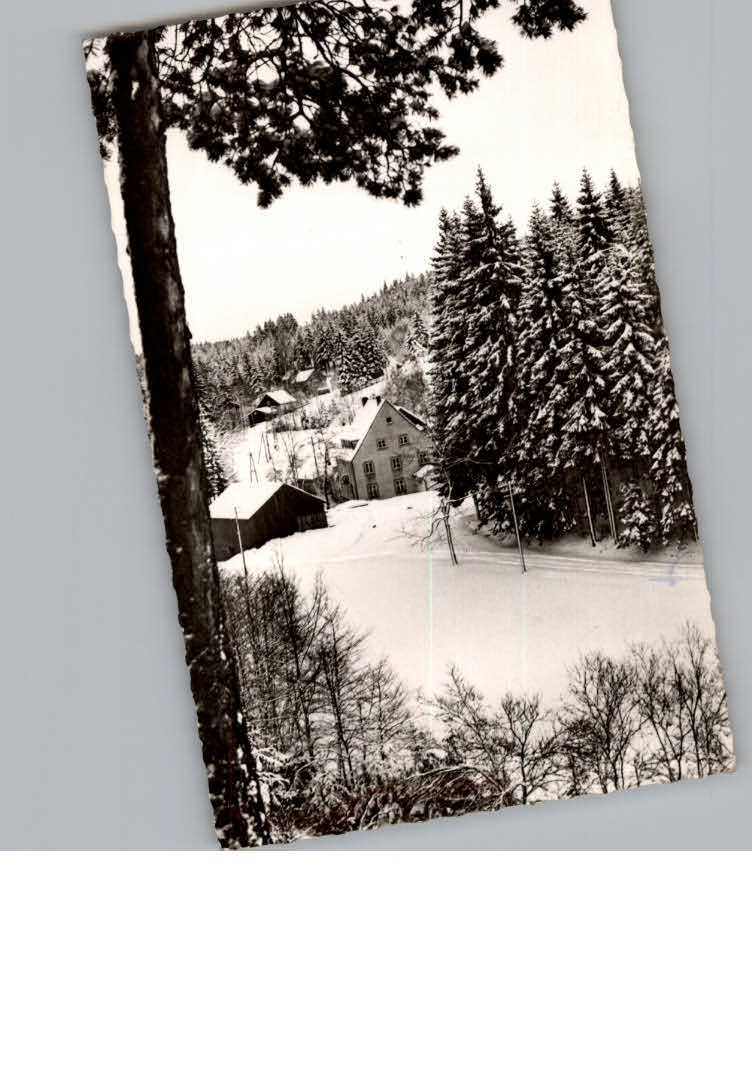 Grafengehaig Winter-Karte Gasthaus zum Rehbachtal