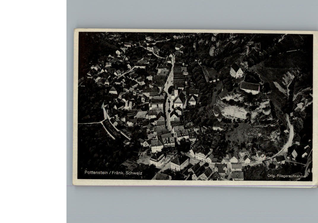 Pottenstein Oberfranken Fliegeraufnahme