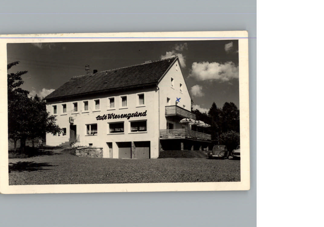 Bischofsgruen Cafe Pension Wiesengrund