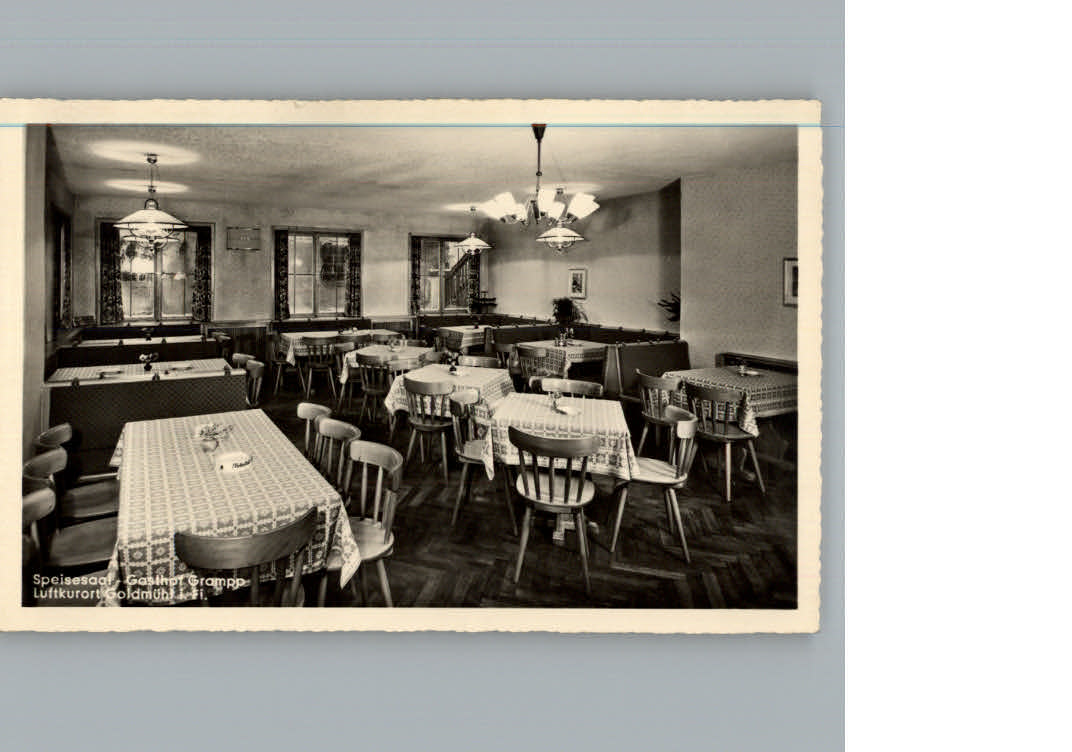 Goldmuehl Fichtelgebirge Gasthof Grampp