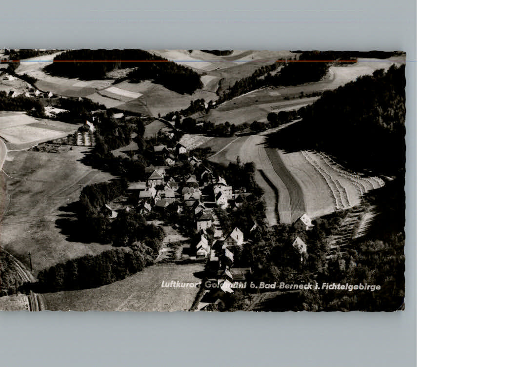 Goldmuehl Fichtelgebirge Fliegeraufnahme