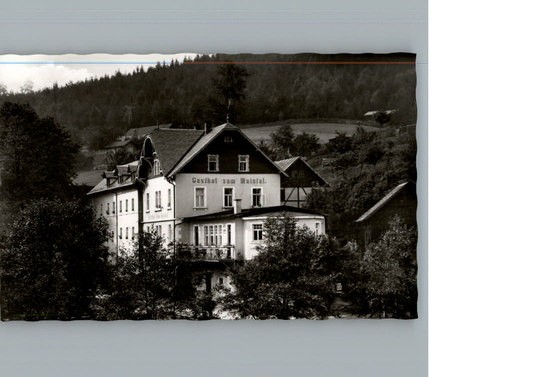 Bischofsgruen Gasthof zum Maintal