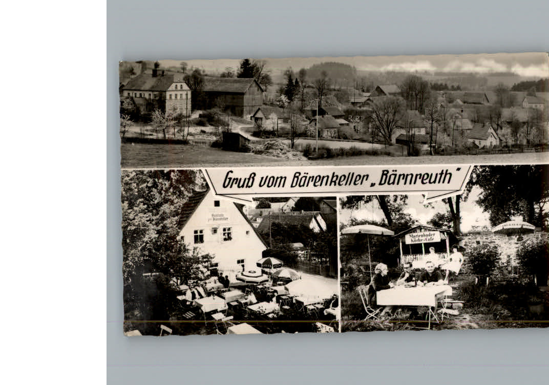Baernreuth Bad Berneck Gaststaette Baerenkeller