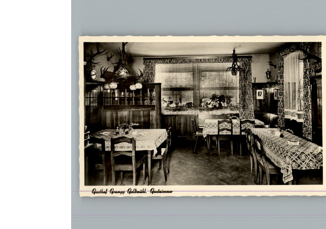 Goldmuehl Fichtelgebirge Gasthof Grampp