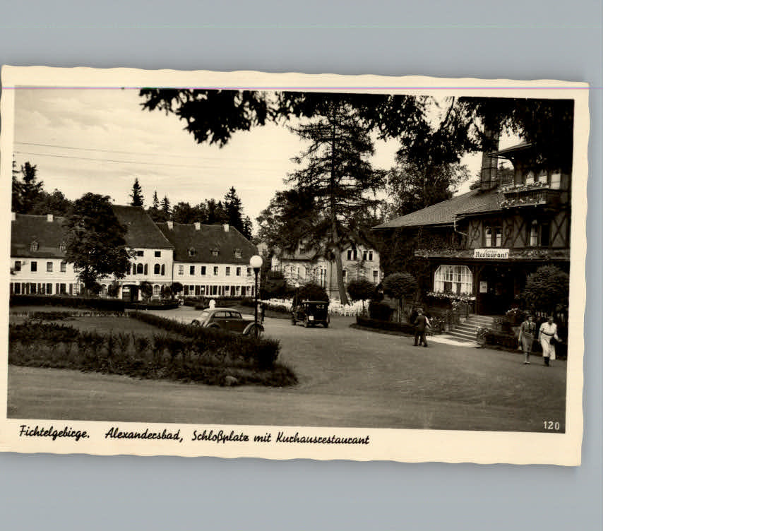 Bad Alexandersbad Schlossplatz Kurhaus-Restaurant