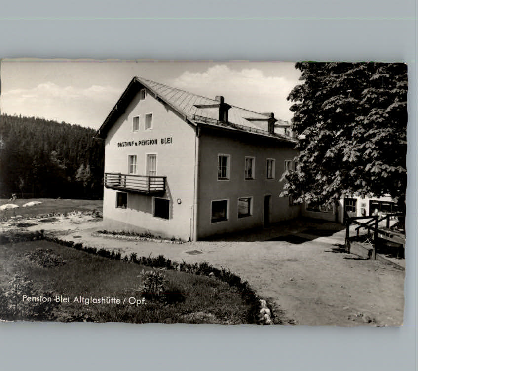 Altglashuette Oberpfalz Gasthof Pension Blei