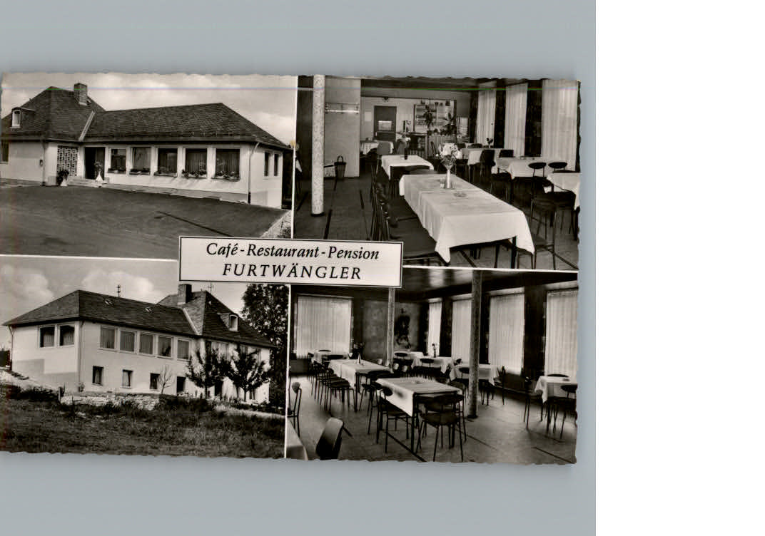 Bad Alexandersbad Cafe Restaurant Pension Furtwaengler