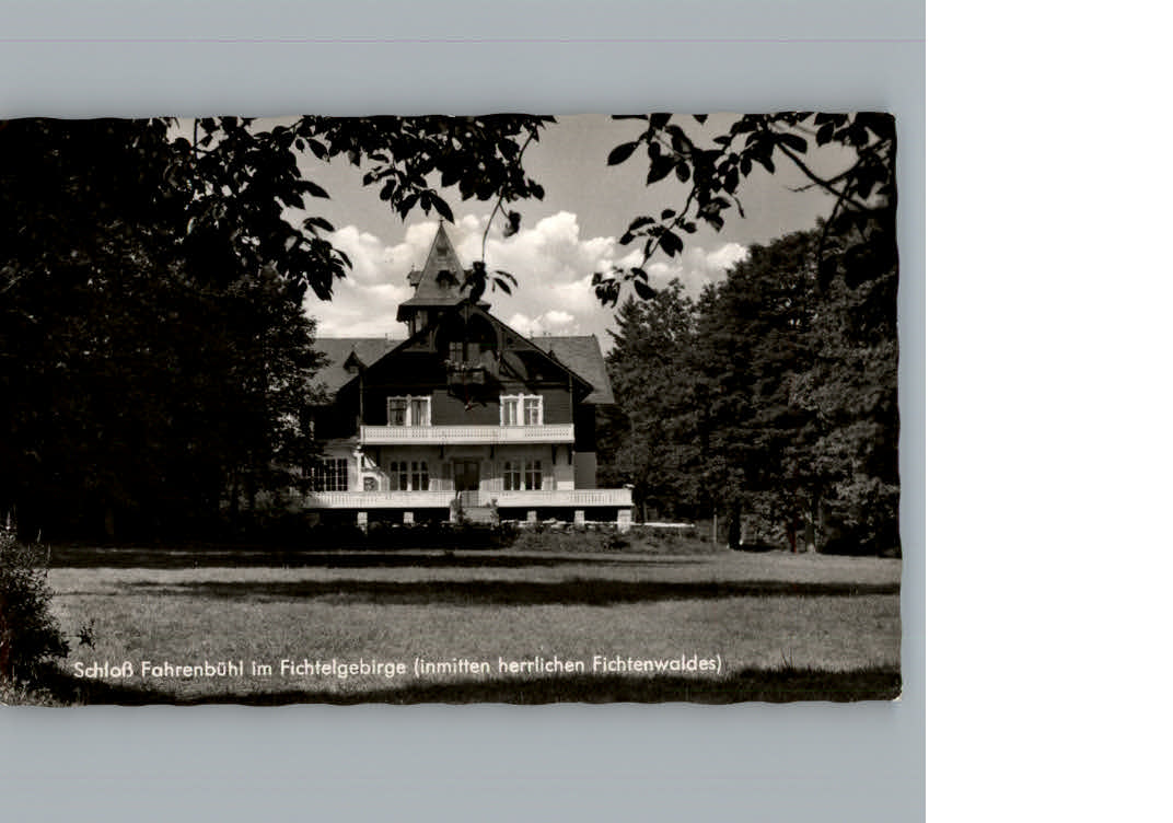 Fahrenbuehl Gaststaette Pension Jagdschloss Fahrenbuehl