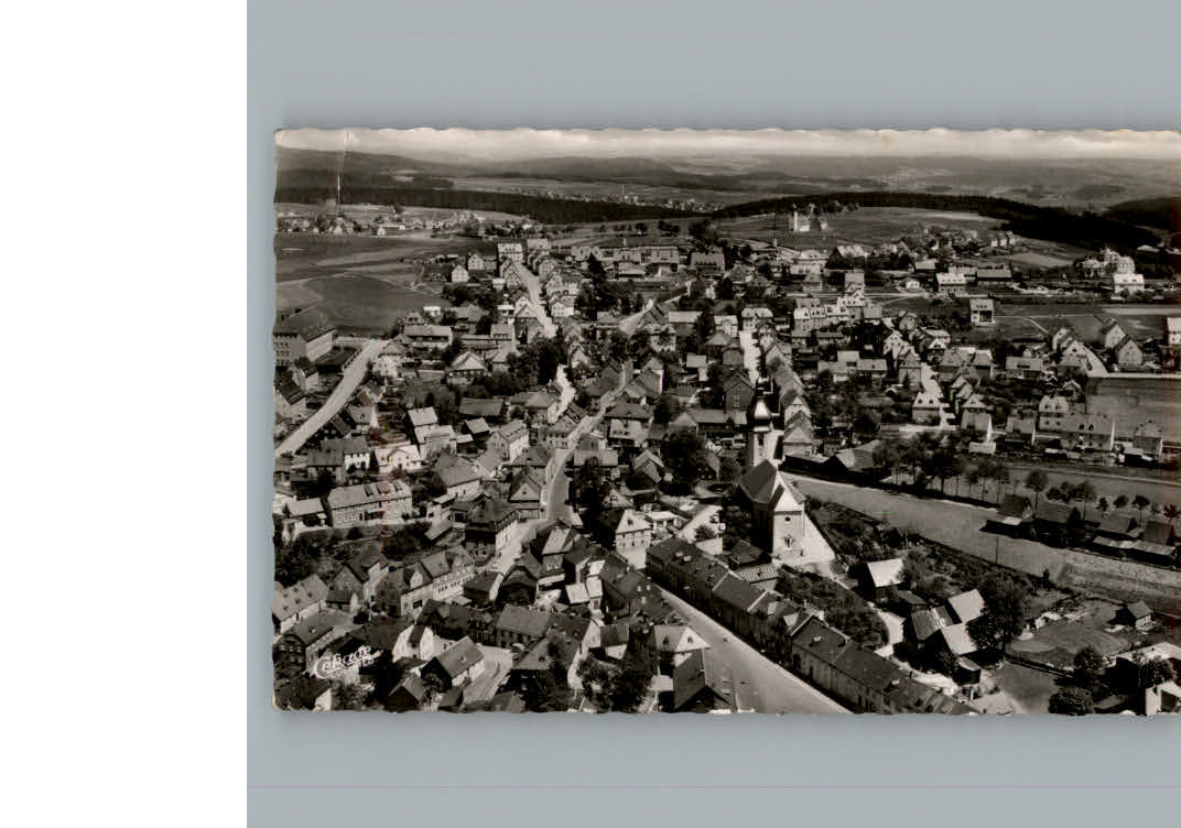 Schwarzenbach Wald Fliegeraufnahme