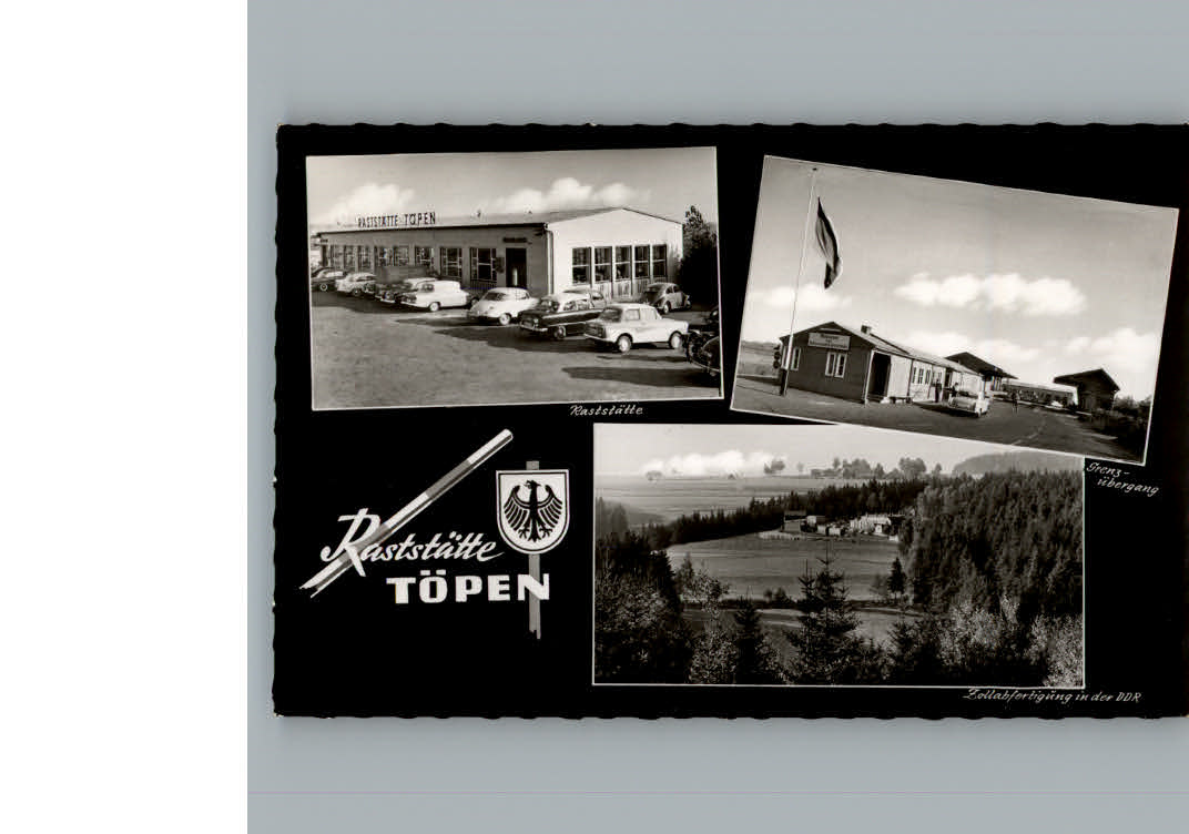 Toepen Raststaette am Grenzuebergang