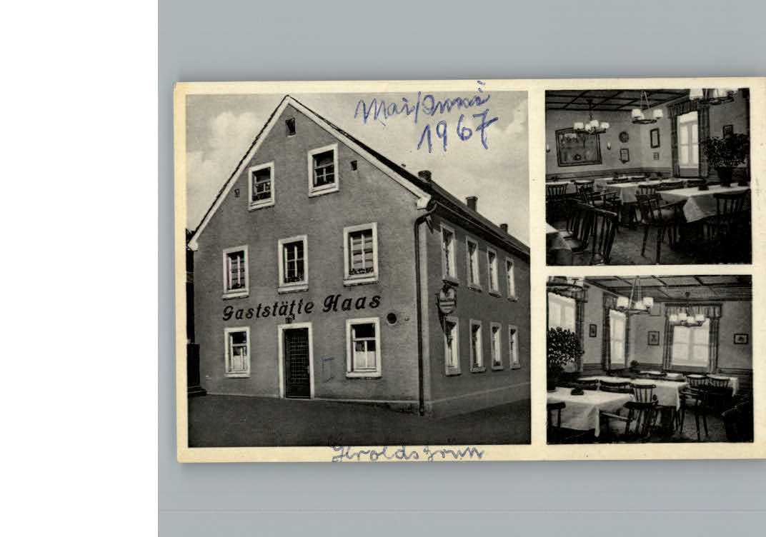 Geroldsgruen Gaststaette Haas