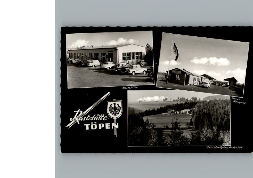 Toepen Raststaette am Grenzuebergang