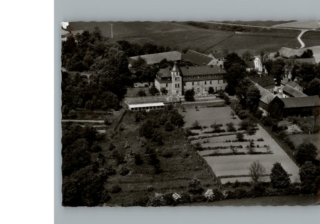 Gattendorf Oberfranken Fliegeraufnahme Hotel  Schloss Gattendorf