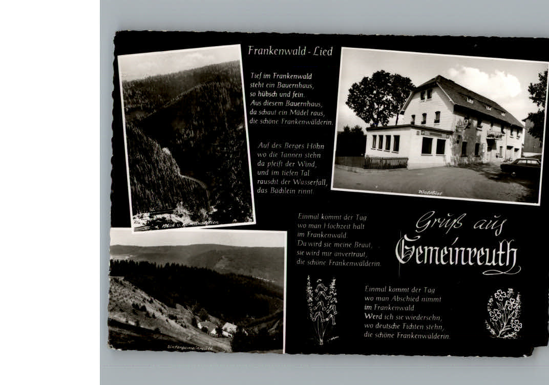 Gemeinreuth Wald Gasthof Pension Waldlust