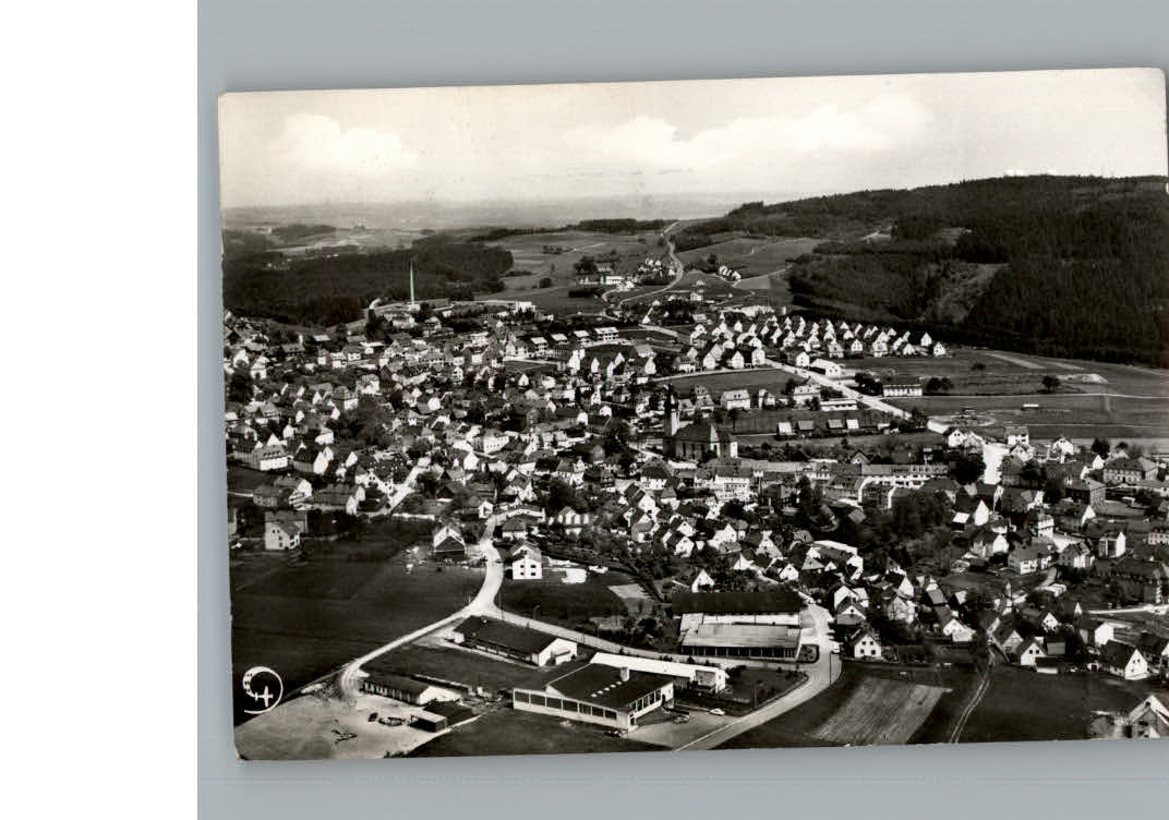 Schwarzenbach Wald Fliegeraufnahme