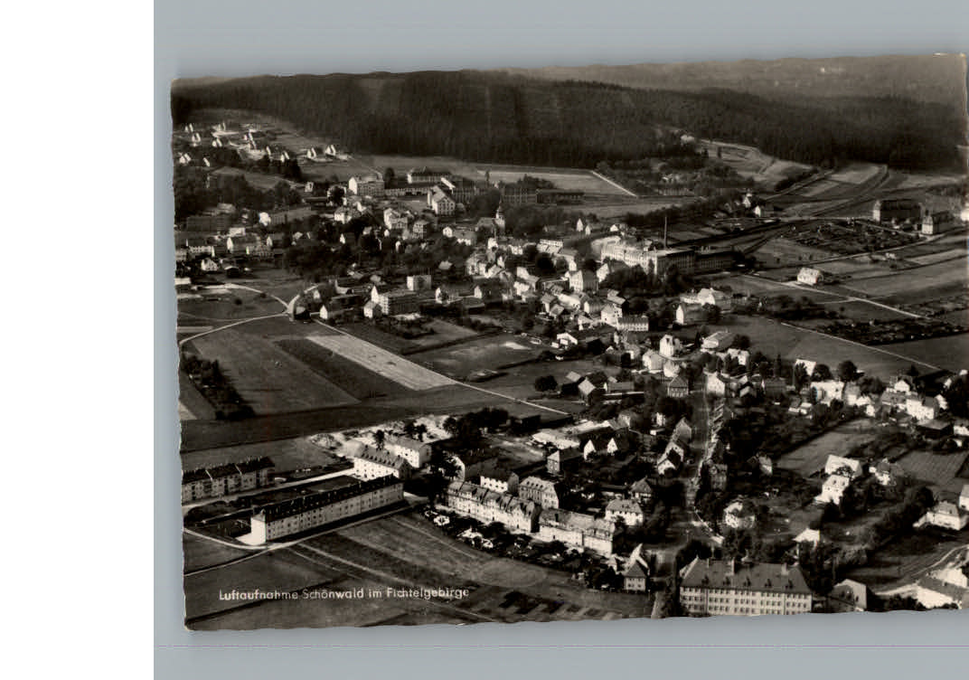 Schoenwald Oberfranken Fliegeraufnahme