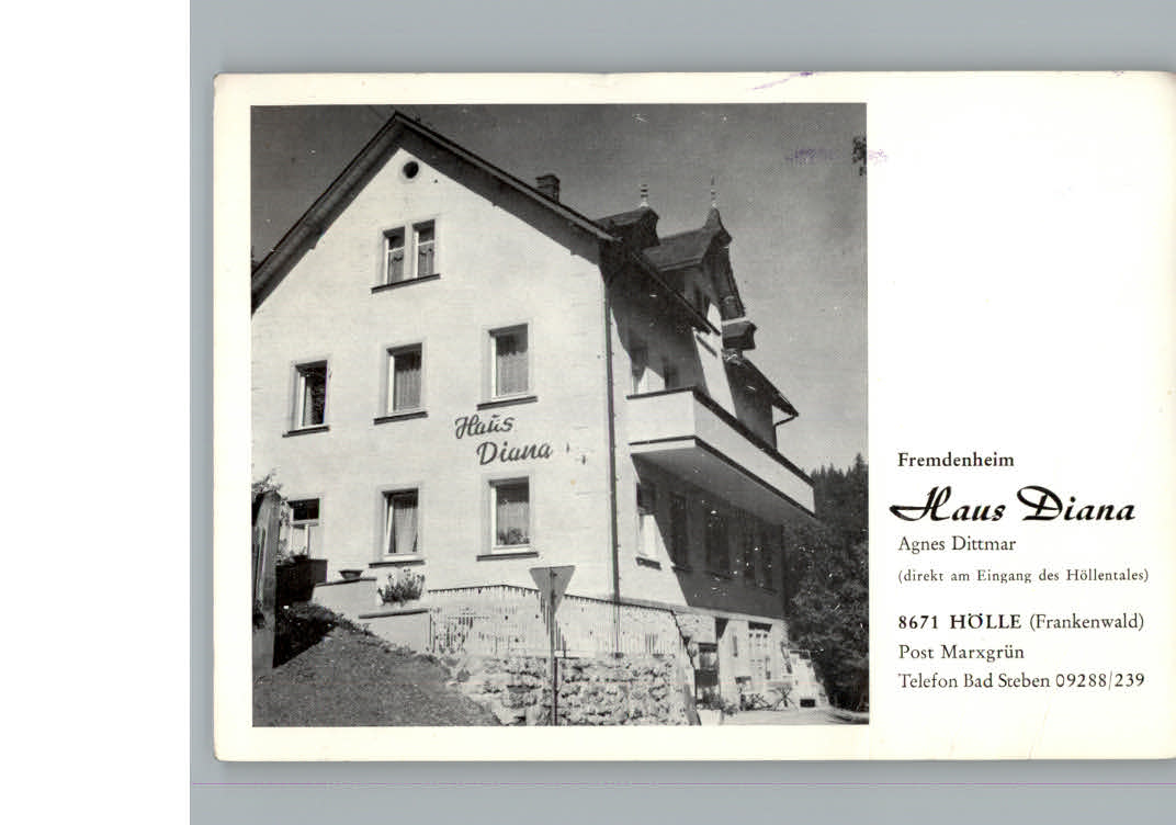 Hoelle Naila Pension Haus Diana