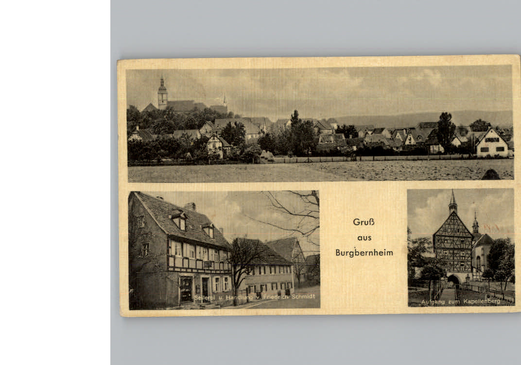 Burgbernheim Handlung Schmidt