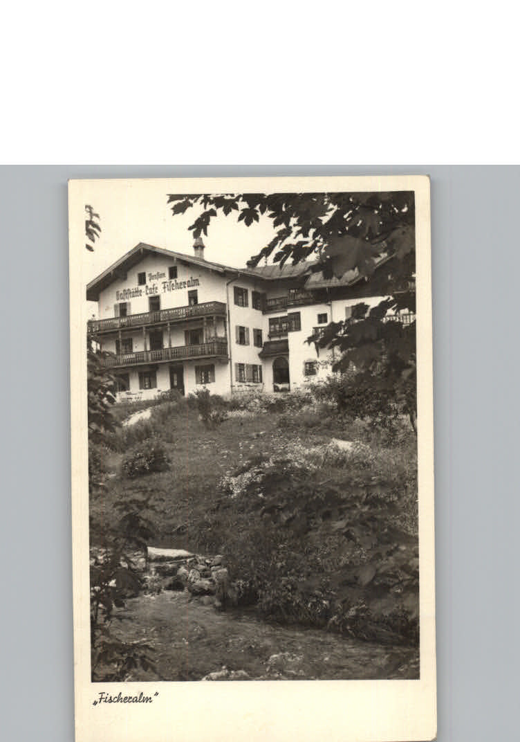 Aurach Miesbach Fischbachalm Post Hammer b. Schliersee