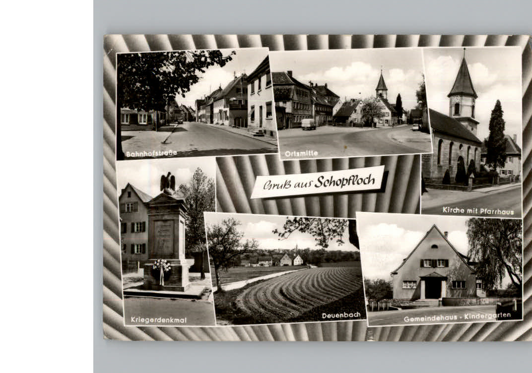 Schopfloch Mittelfranken Ansbach Bayern Bahnhofstrasse