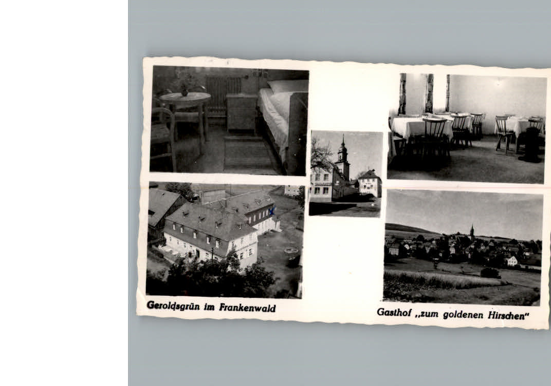 Geroldsgruen Gasthof Zum goldenen Hirschen