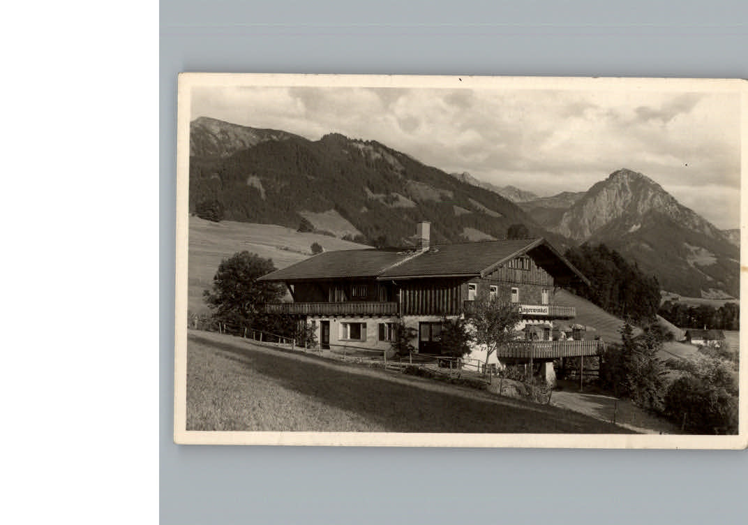 Thalhofen Allgaeu Berghaus Jaegerwinkel