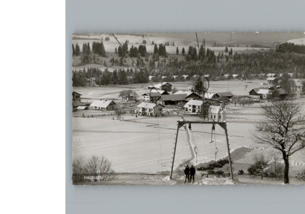 Halblech Winter-Karte