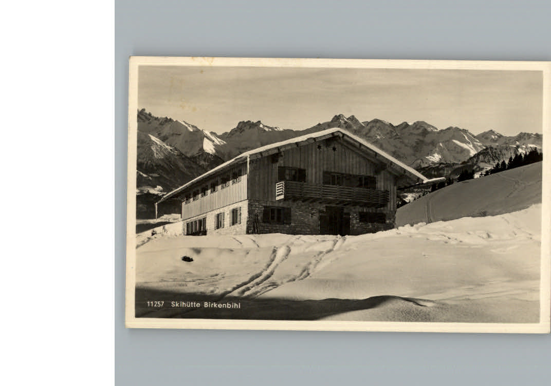 Sonthofen Oberallgaeu Winter-Karte