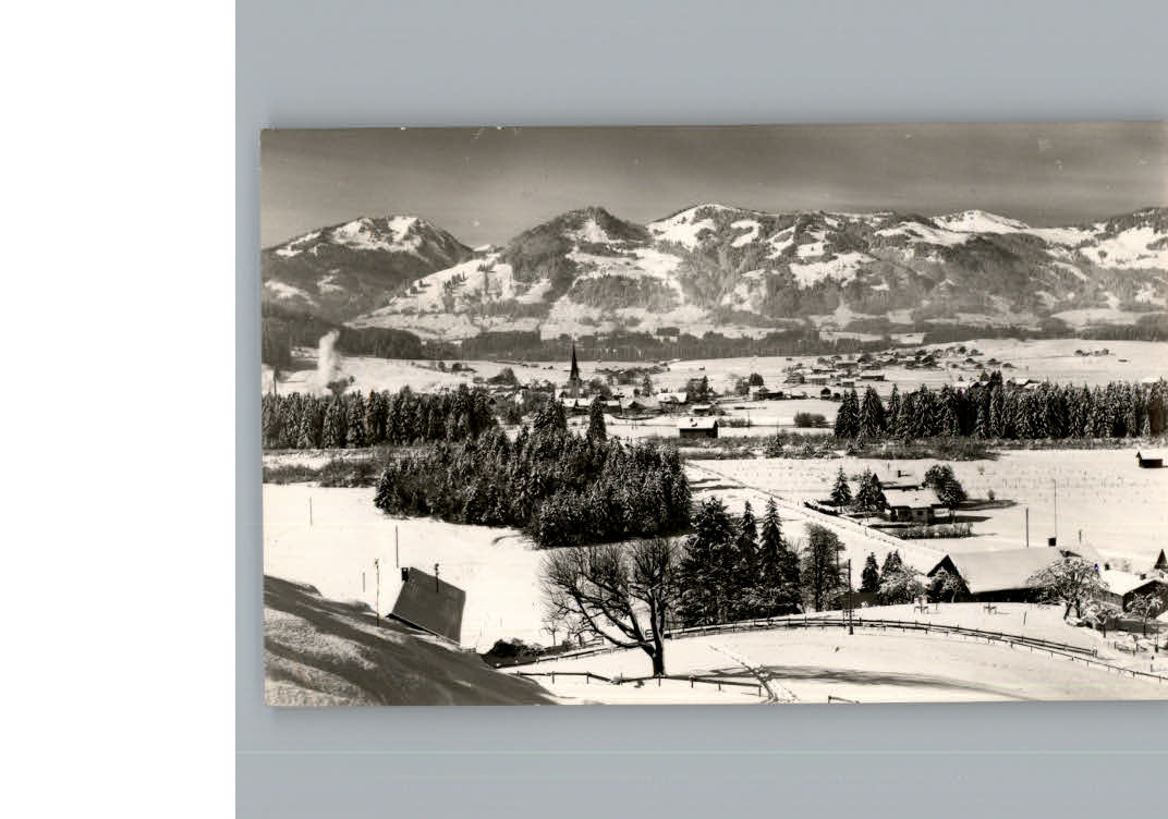 Fischen Allgaeu Winter-Karte