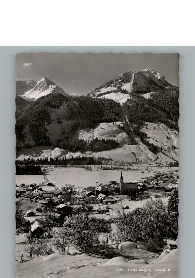 Hindelang Winter-Karte